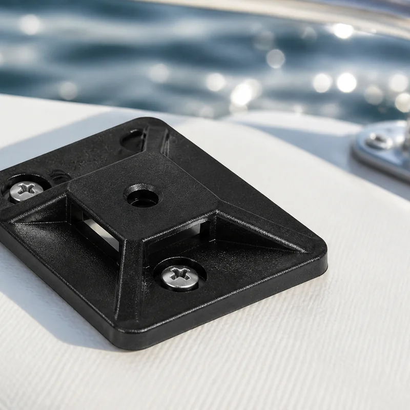 Heavy duty cable tie mount base