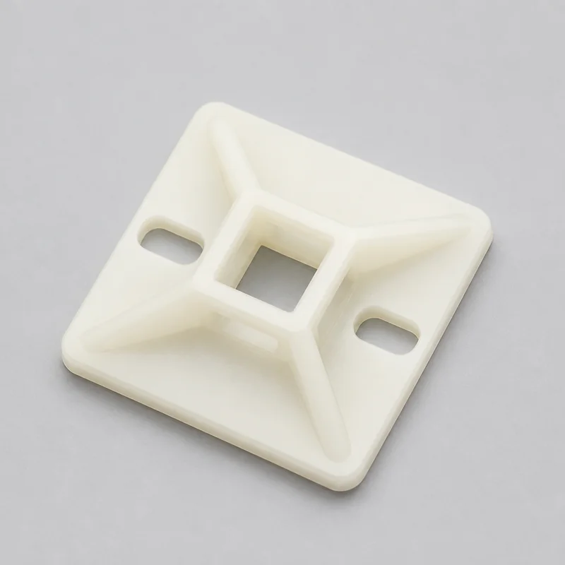 Standard adhesive cable tie base