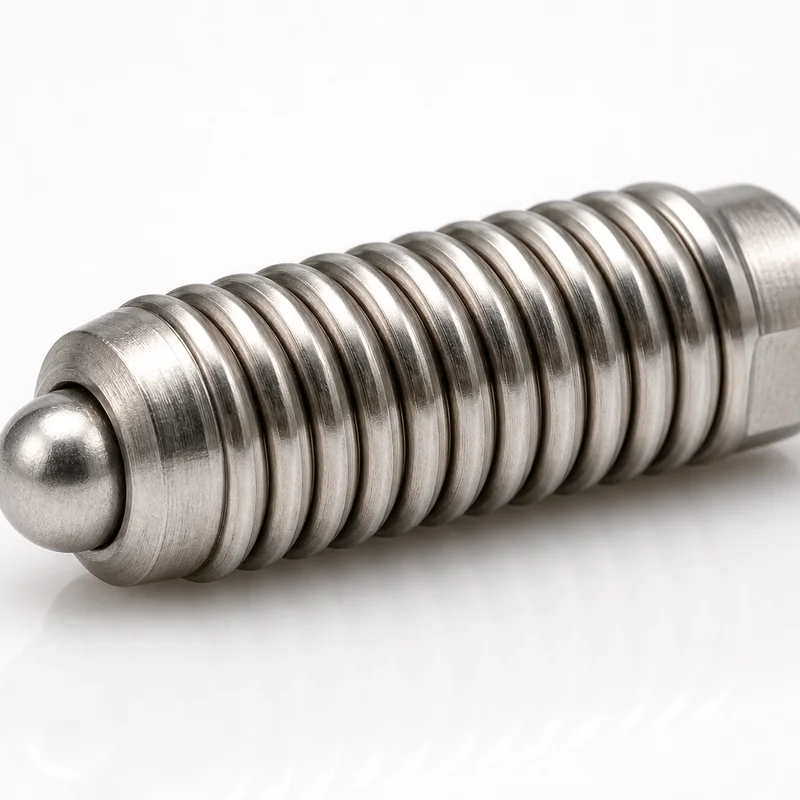 Ball detent spring plunger mount