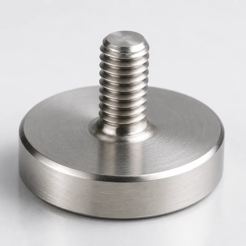 Stainless steel adhesive mount stud
